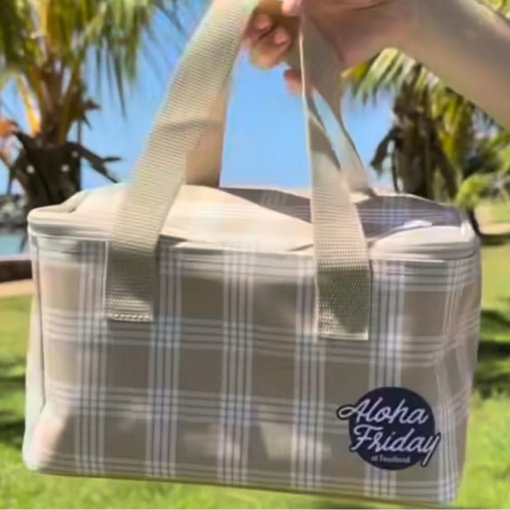 Khaki Palaka Insulated Cooler Bag